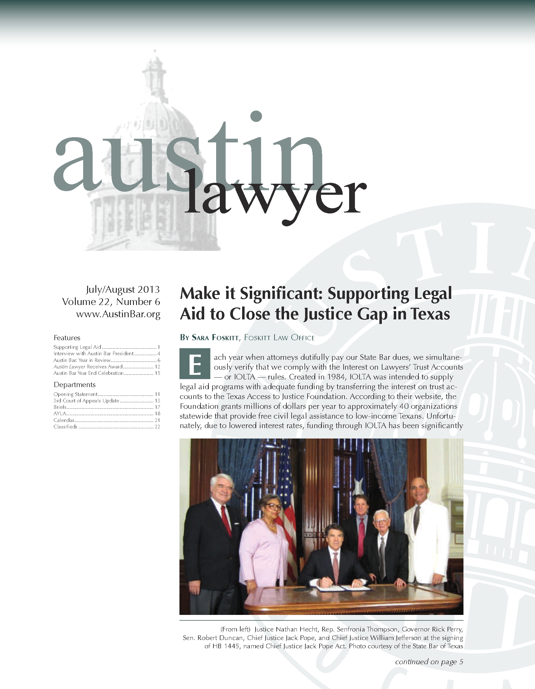 Austin Lawyer Cover
